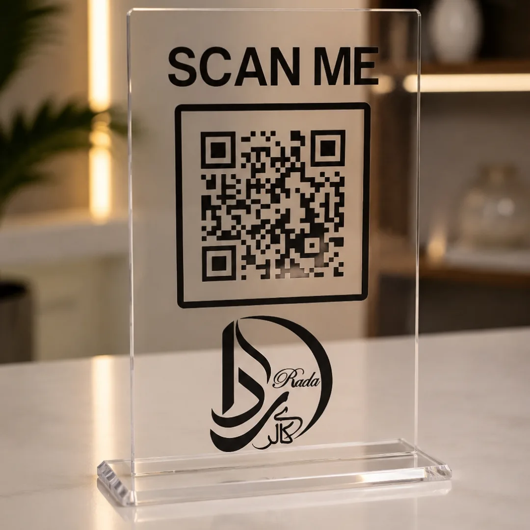 استندهای پلکسی‌گلاس QR Code